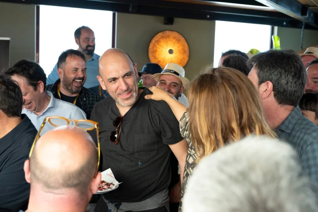 Chefs laughing together as they celebrate the election of the first Mayor of the Rural Chefs